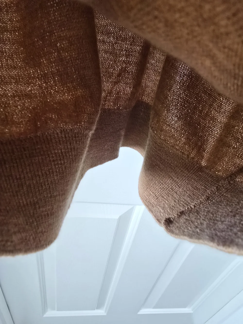 Banana Republic 100% Merino Wool V-Neck Sweater Brown Men's Size M Pullover
